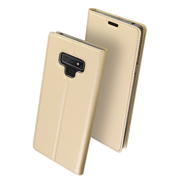 DUX DUCIS Exklusiva Fodral med kortfack - Samsung Galaxy Note 9 Guld