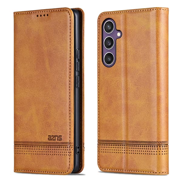 Samsung Galaxy S25 Plus Fodral med ställfunktion & kontrastsömmar Blå