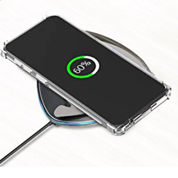 Flovemes-silikonisuojus suojatoiminnolla Huawei P20 Lite -puhelimelle Transparent/Genomskinlig