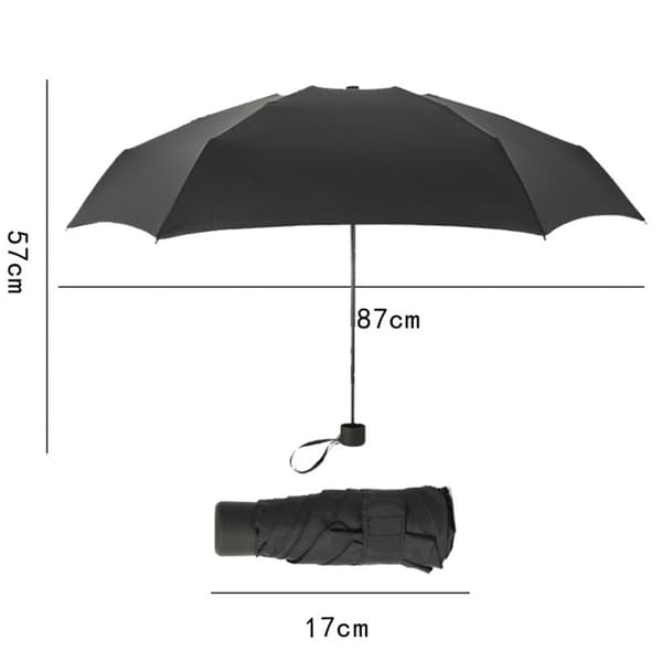 Skyddande Paraply mot Regn och Sol Mörkblå Mörkblå