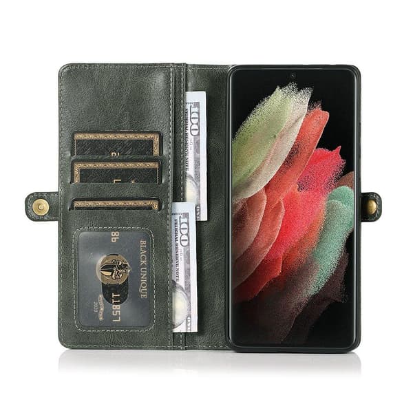 Smooth 2-1 Wallet Case - Samsung Galaxy S21 Ultra Röd