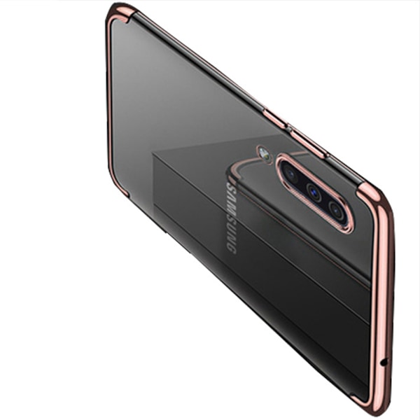 Silikonskal - Samsung Galaxy A50 Guld