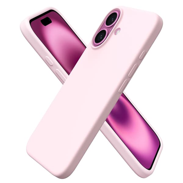iPhone 16 - Stilrent & Stöttåligt Silikonskal Hot Pink
