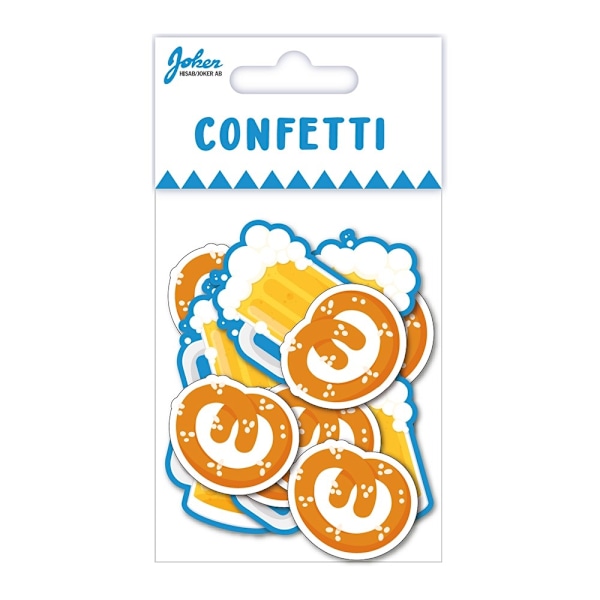 Konfetti Papper Oktoberfest Blå