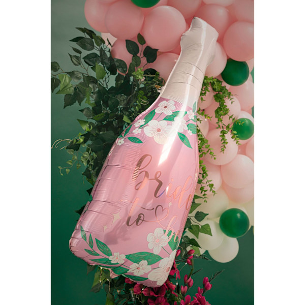 Folieballong Bride to be, 49.5x108.5cm Rosa