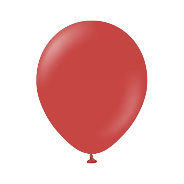 Latexballong Deep Red 45cm 5-pack Röd