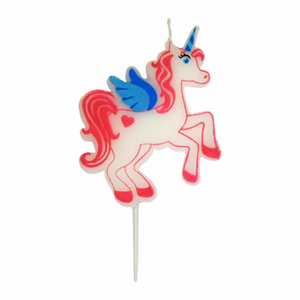 Tårtljus Unicorn Rosa