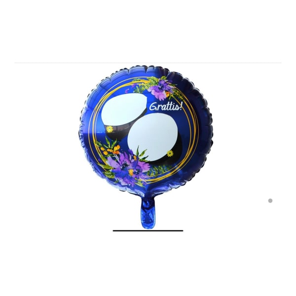 Folieballong Studentmössor "Grattis" 45cm Rosa