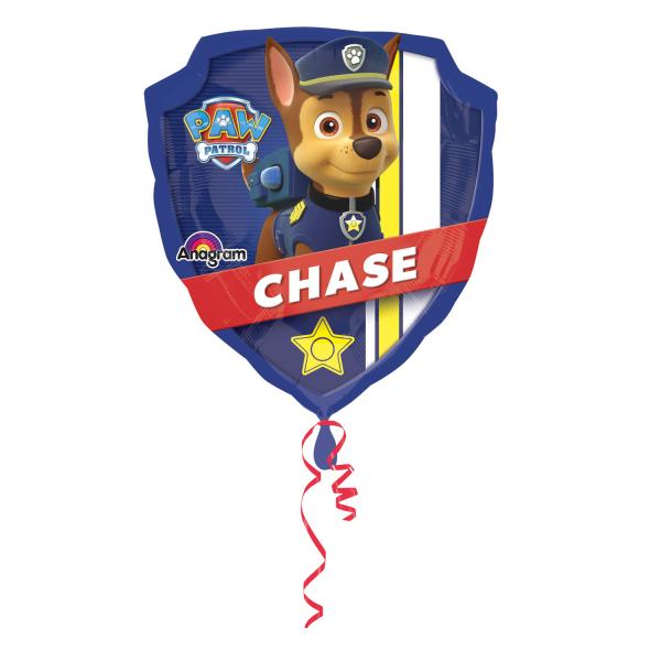 Folieballong PAW Patrol Chase 63x68cm Flerfärgad