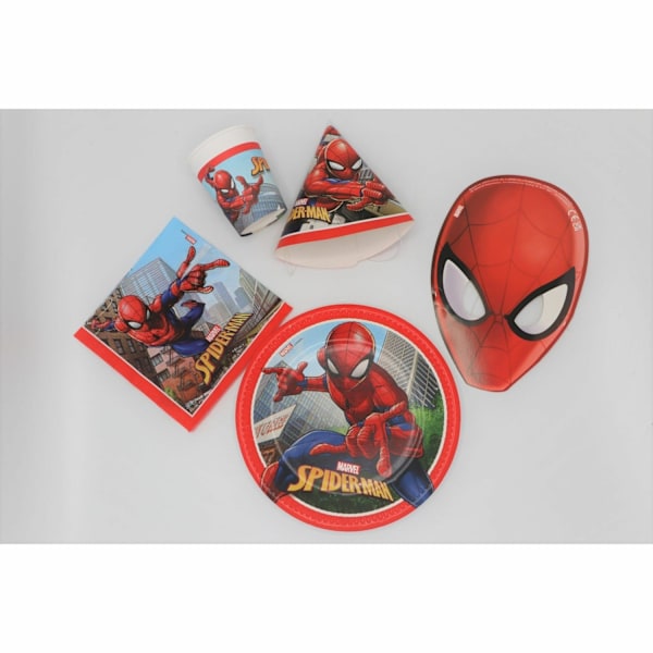 Pappersmugg Spider Man 200ml 8-pack Röd