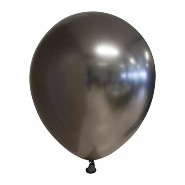 Ballong 12" Mirror grå 6-pack Grå