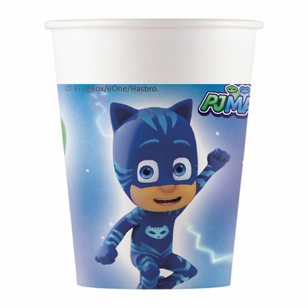 Pappersmugg Pyjamashjältarna 200ml 8-pack Flerfärgad