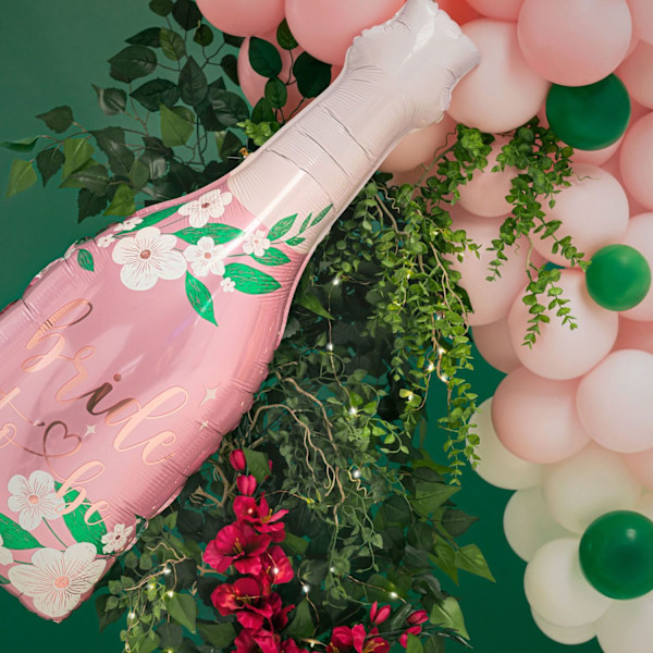 Folieballong Bride to be, 49.5x108.5cm Rosa