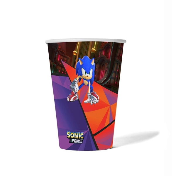 Pappersmugg Sonic 8-pack Blå