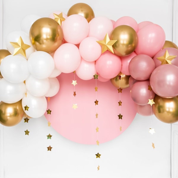 Ballongbåge Rosa Mix 200cm Rosa