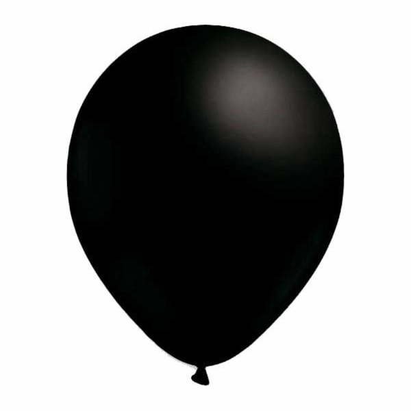 Latexballong Svarta 30 cm 10-pack Svart