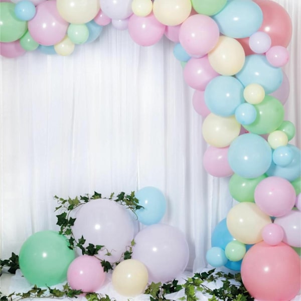 Ballongbåge Kit Pastel Flerfärgad