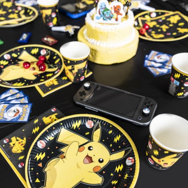 Pappersservett Pokemon 33x33cm 16-pack Flerfärgad