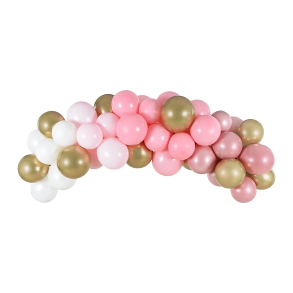 Ballongbåge Rosa Mix 200cm Rosa