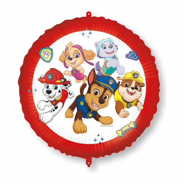 Folieballong Paw Patrol 46cm Röd