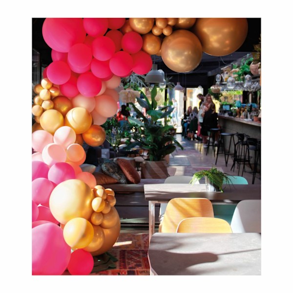 Ballongbåge Kit Premium Rosé Flerfärgad