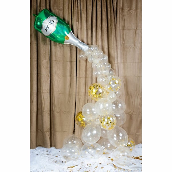 Ballongbåge Kit Skål med flaska Flerfärgad