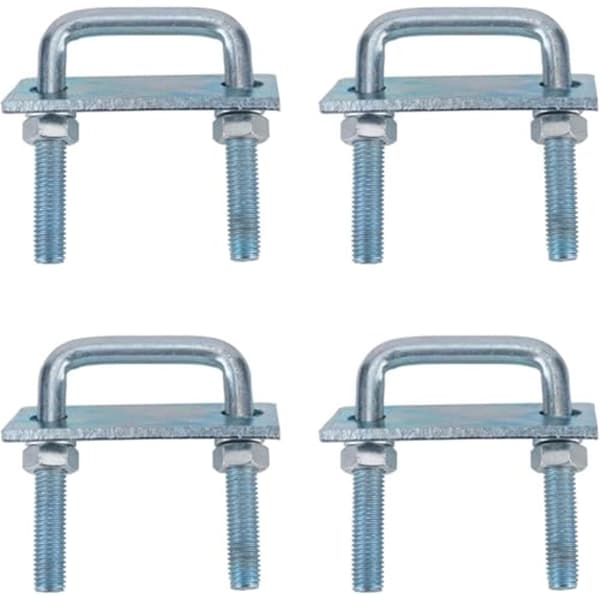 4-pack bladfjäderklämmasats, 12*40*80mm bladfjäderklämmor för lastbil