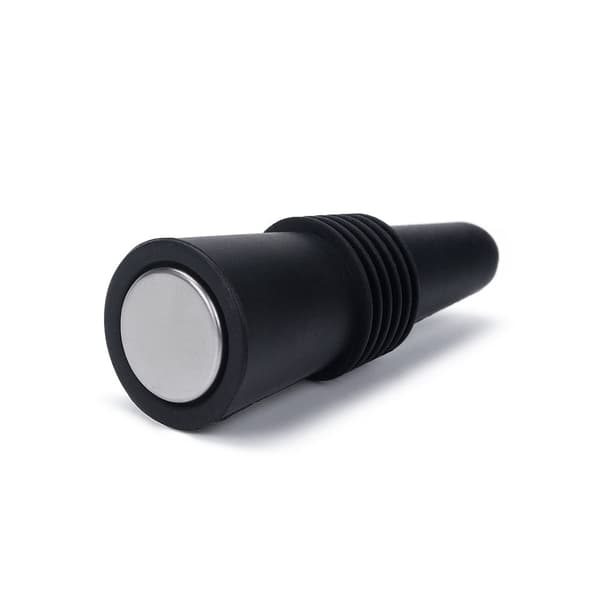 5-pack vinstoppar, vinflaskpropp och dryckesflaskproppar, svarta vin- och dryckessilikonflaskproppar