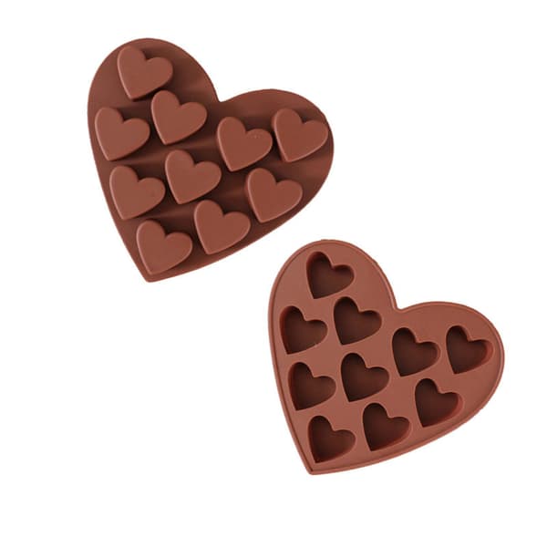 Fødevaregodkendt silikone chokoladeform kage bageform højtemperaturbestandig DIY kiksform, chokoladeform sjov form
