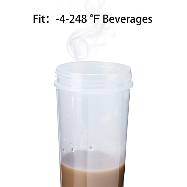 24oz Shakerflaska, läckagesäker Shakerkopp. Solid skruvkorkkopp, diskmaskinssäker för proteinblandningar, klar grå