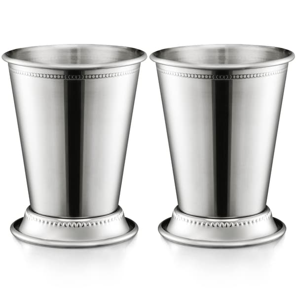 Mintkopp vakkert håndlaget - 12oz 4,5\" høye sølvglass