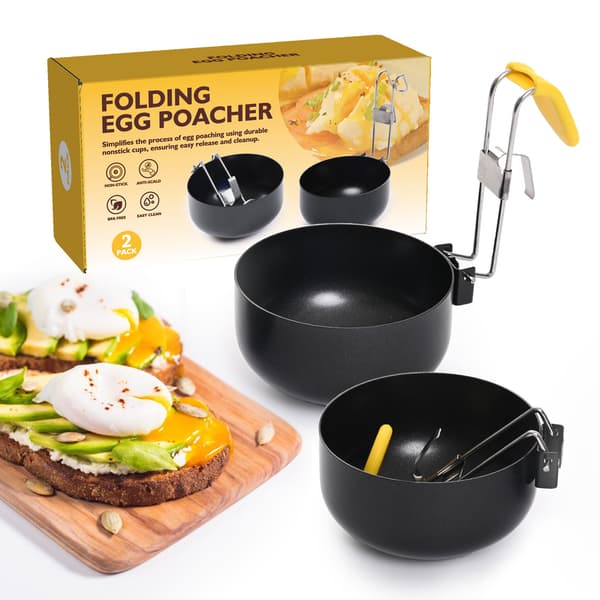 Egg Poacher-halteoly, posjert egg maker posjert egg koker egg posjerere, egg posjerere vurdert