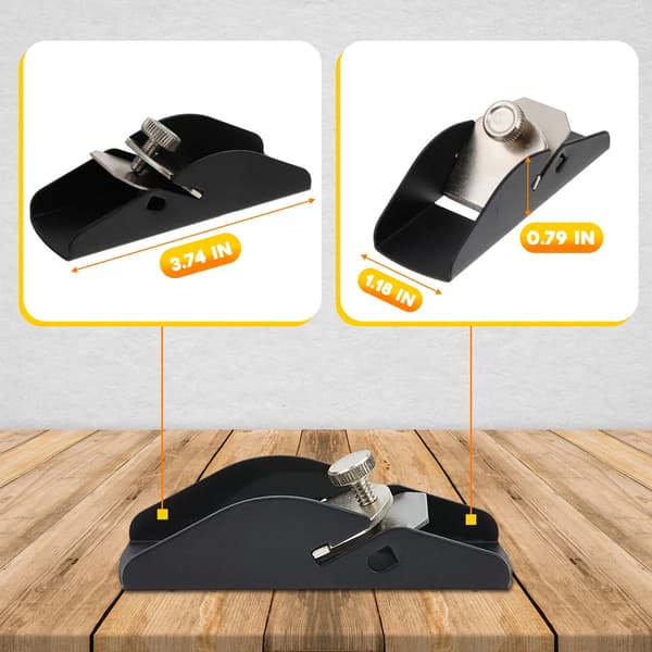 2-pack minihyvel, handhyvel (svart)