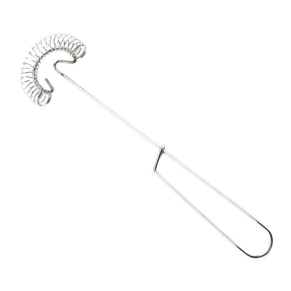 1 pakke rustfritt stål med spiralfjærdesign for egg, krem, sauser