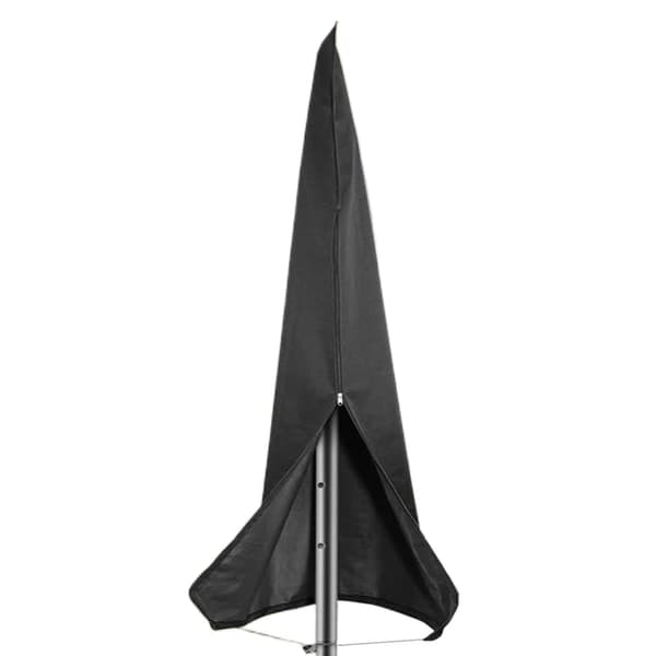 Paraplyovertræk Haveparaplyovertræk med lynlås, til 50*65*170cm Haveudendørsparasol (sort)