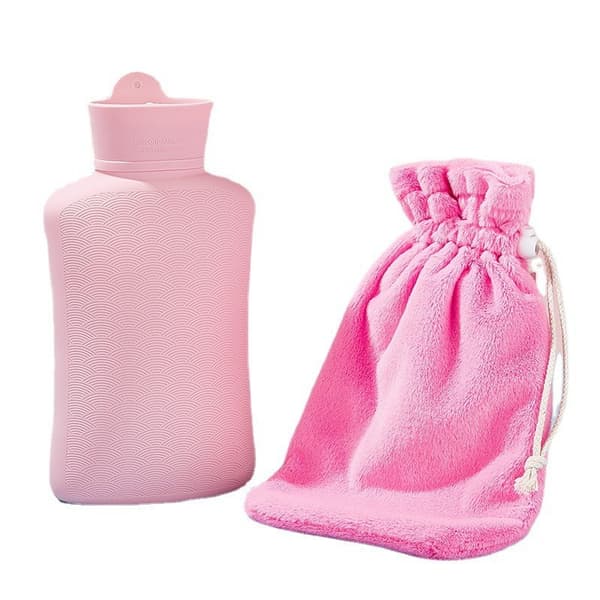 Mikrobølgesikker silikonevarmeflaske (1 liter)