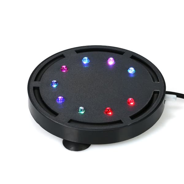 Akvarium Boblelys Akvarium Luftstein LED Lys Luftpumpe Boblestein Lampe