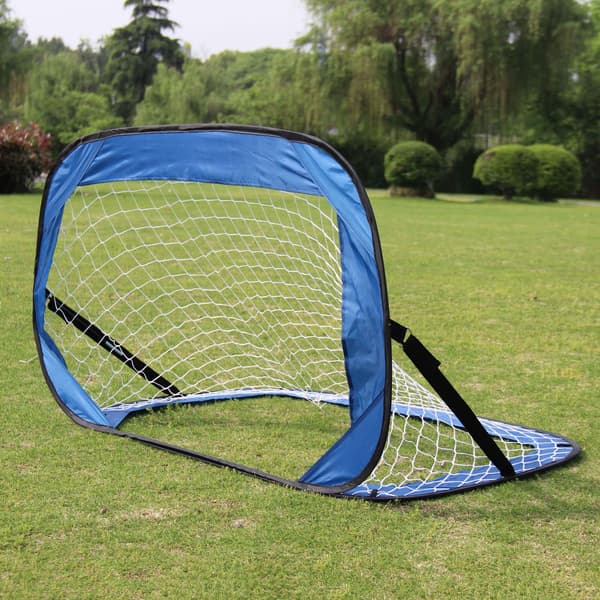 Fodboldmål Pop Up Børn Småbørn Fodboldmål Net til Baghave Strand Fodboldtræningsnet Mini Bærbart Sammenklappeligt Fodboldmål