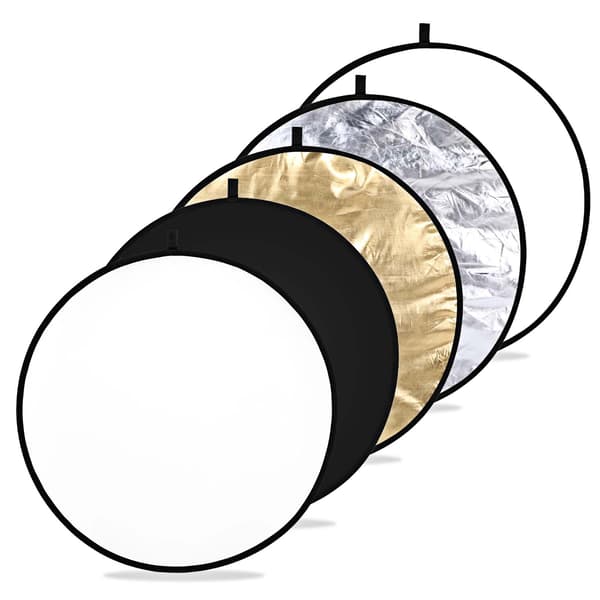 32\" (80 cm) Ljusreflektor 5-i-1 Rund Ljusdiffusor Fotoreflektor