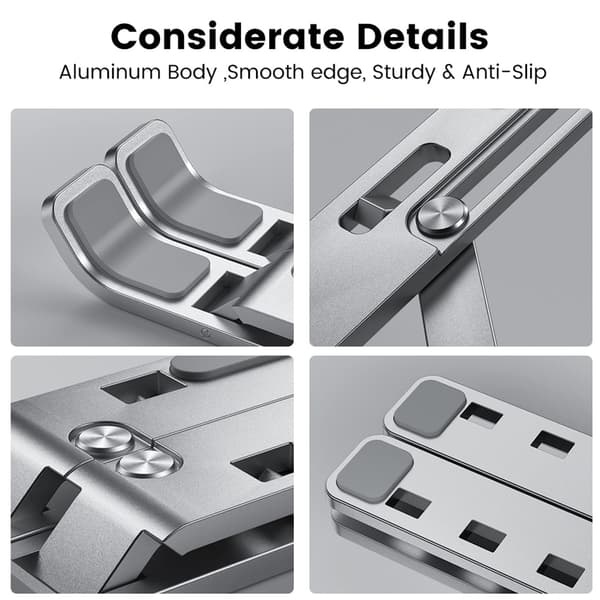 Bærbar Laptop Stativ Holder Aluminium Tablet Stativ Foldbar Laptop Beslag Computer Tablet Stativ PC Holder Support Notebook