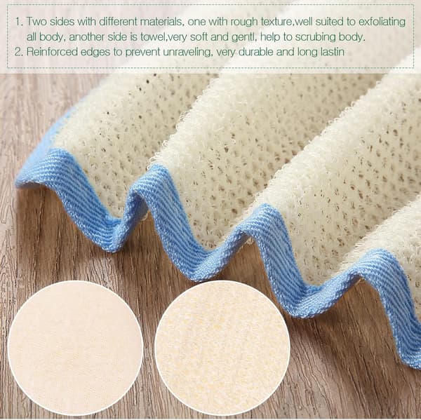 12-pack exfolierande tvättlappar
