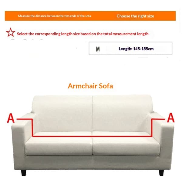 Elastisk overdimensjonert sofatrekk Møbelbeskytter (innenfor 145-185 cm)