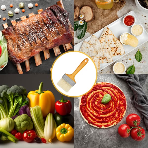 Pensel för matlagning, bakverk, smör, dammborste, diskmaskinssäker grillning