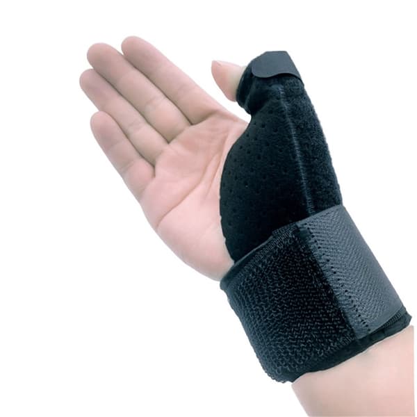 Et par kompressionsvendbare tommel- og håndledsstabilisator-skinner til bær-tommel, finger