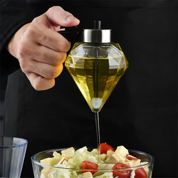 Honningdispenser med stativ - Klar glaskrukke (200 ml)