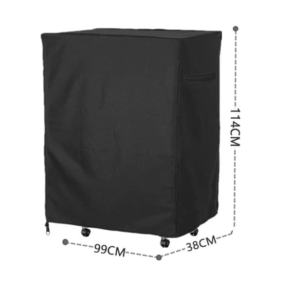 og, og elastisk snøre, fortykket opbevaringsbetræk til foldeseng (99*38*114cm sort)