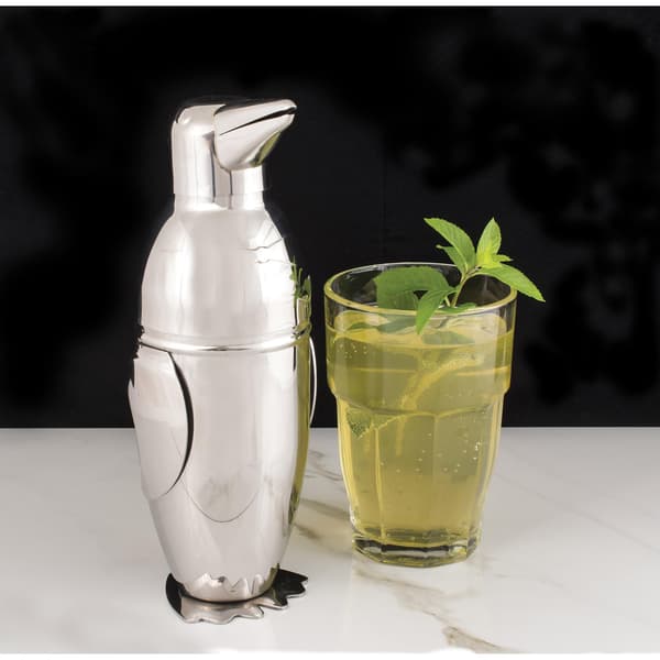 Kitchen Bar Penguin Cocktail Shaker, 18/8 rustfritt stål, speilfinish, 3-delt sett