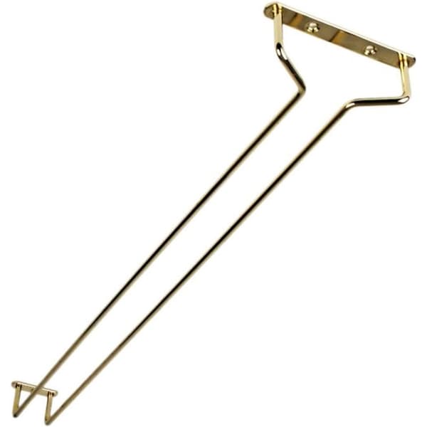 35 cm gull vinglassholder, vinglassholder under skap i rustfritt stål - hengende