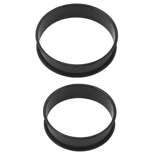 Stykker Muffinsringer Ring for Kakeform Bakering Muffinsbakeverktøy Pannekakering Muffinsutstyr Kookering Rustfritt