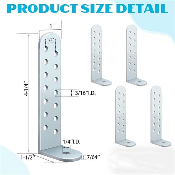 8-pack orkan kondensorkonsoler orkan clips fästkit konsoler
